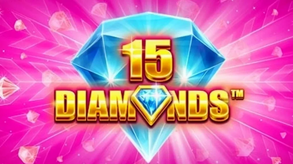 Tampilan antarmuka slot 15 Diamonds pada layar ponsel pintar